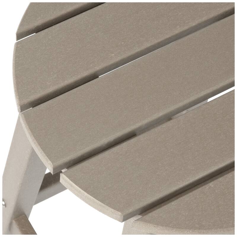 Laguna Hdpe All Weather Outdoor Patio 29" Round Bar Stool (Set Of 3)