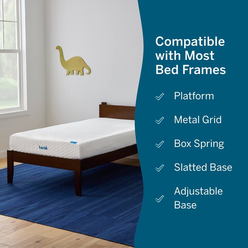 Lucid 8 Inch Gel Memory Foam Mattress