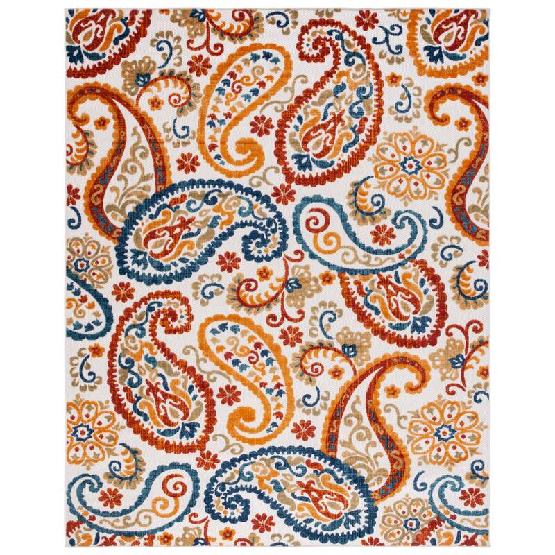 SAFAVIEH Cabana Panuta Indoor/ Outdoor Waterproof Patio Paisley Rug