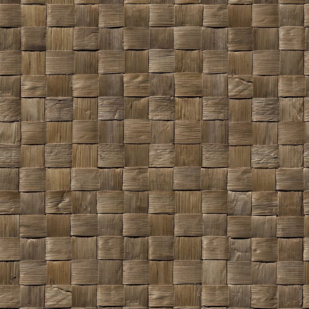 Galerie Wallcoverings Woods and Wicker Collection 3D Rattan Weave Optics Matte Finish Vinyl on Non-woven Wallpaper Roll