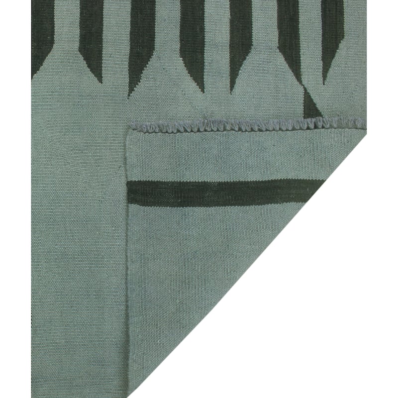 Winchester Flatweave Briggere Grey/Charcoal Rug - 6'4" x 9'6"