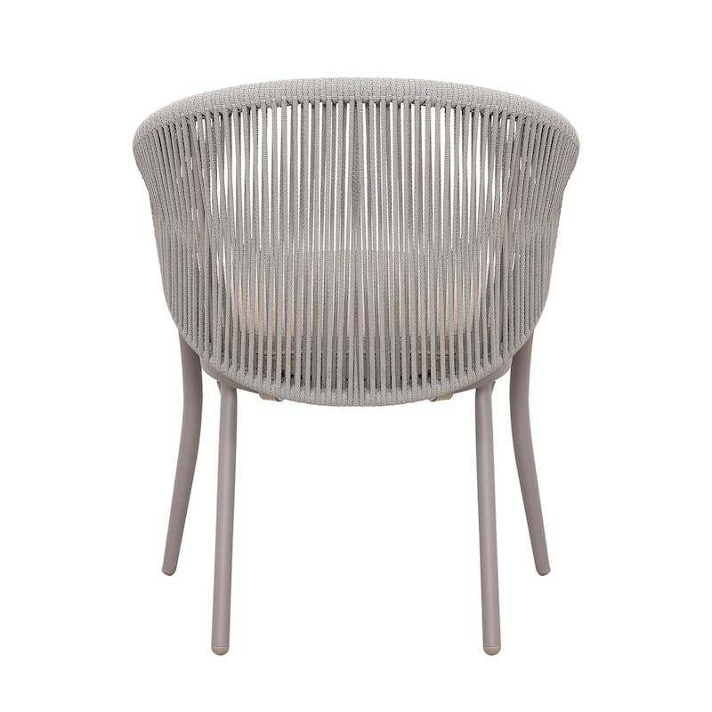 Two PCS Assembled Wicker chairs with cushions