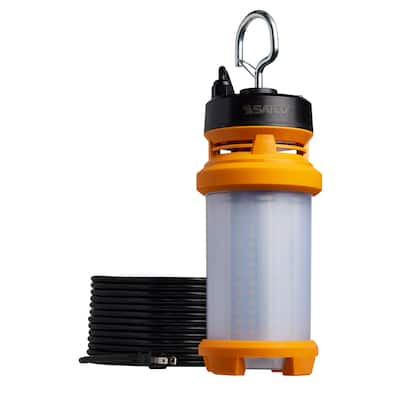 60/80/100 Wattage selectable LED Hi-lumen temporary lamp 5000K 120-277 - Yellow