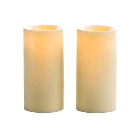 Inglow CG10232CR2 Flameless Votive Candle, Cream, 3", Cream Color, 2/Pack