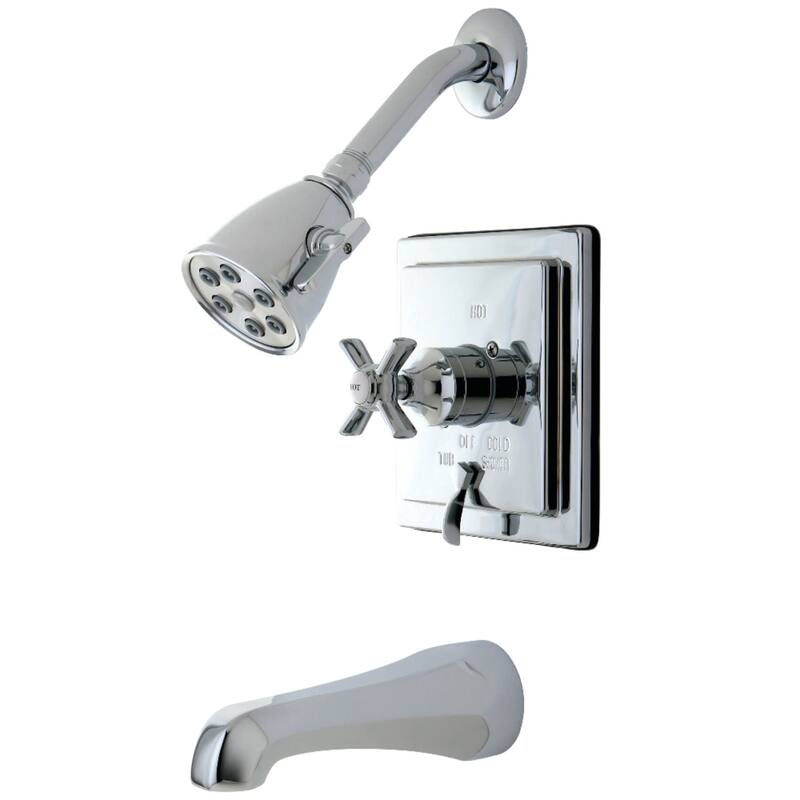 Kingston Brass Millennium Tub and Shower Trim Package with 1.8 GPM - Polished Chrome