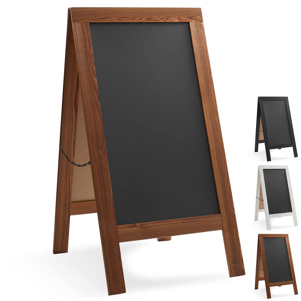 A Frame Chalkboard Sign 40 x 20in DoubleSided Magnetic Menu Board