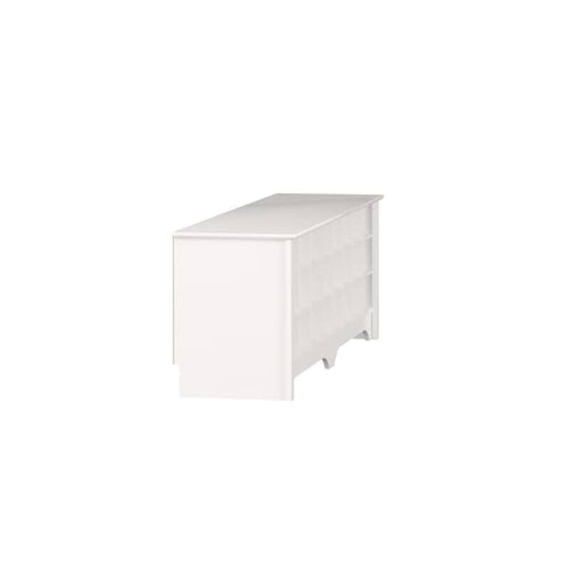 Prepac 24 pair Shoe Storage Cubby Bench, Multiple Finishes