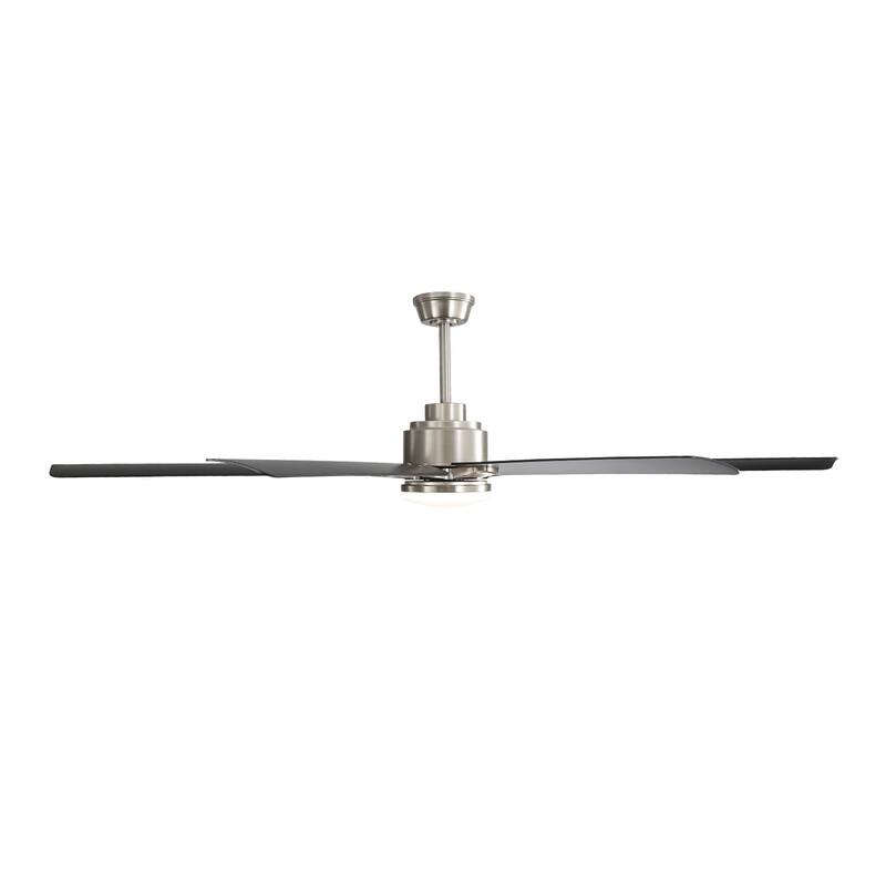 Anmytek 66 Inch LED Ceiling Fan Dimmable Light Reversible DC Motor Smart Remote - 66 Inch