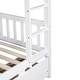 preview thumbnail 6 of 5, Twin over Twin Bunk Bed, Convertible into 2 Twin Beds with 2 Drawers, Ladder and Safety Guardrails