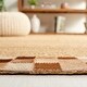 preview thumbnail 6 of 5, SAFAVIEH Handmade Natural Fiber Smaro Farmhouse Cowhide Leather Rug