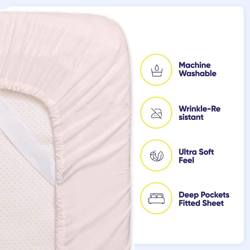 Sweet Home Collection Luxurious Ultra Soft 6-Piece Bed Sheet Set