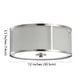 preview thumbnail 8 of 6, SAFAVIEH Lighting Layne Flush 12-Inch 2-Light Mount Ceiling Light - 12" x 12" x 5.5"