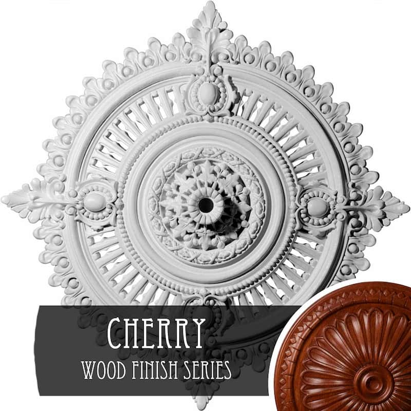 29 1/8"OD x 1 1/4"ID x 4"P Haylynn Ceiling Medallion