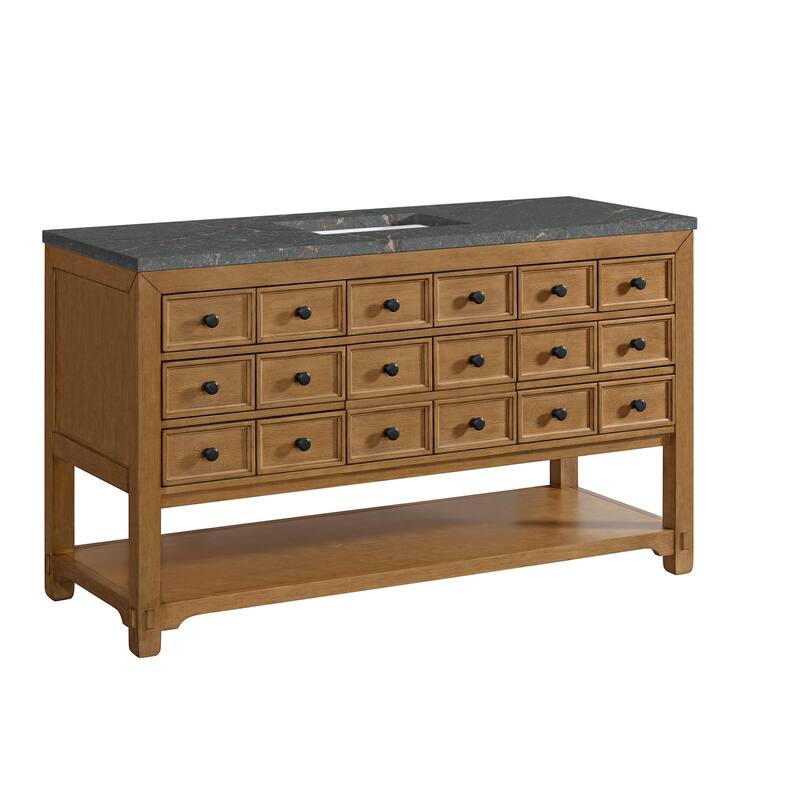 James Martin Vanities 505-V60S-FPBL Malibu 60" Free Standing Single