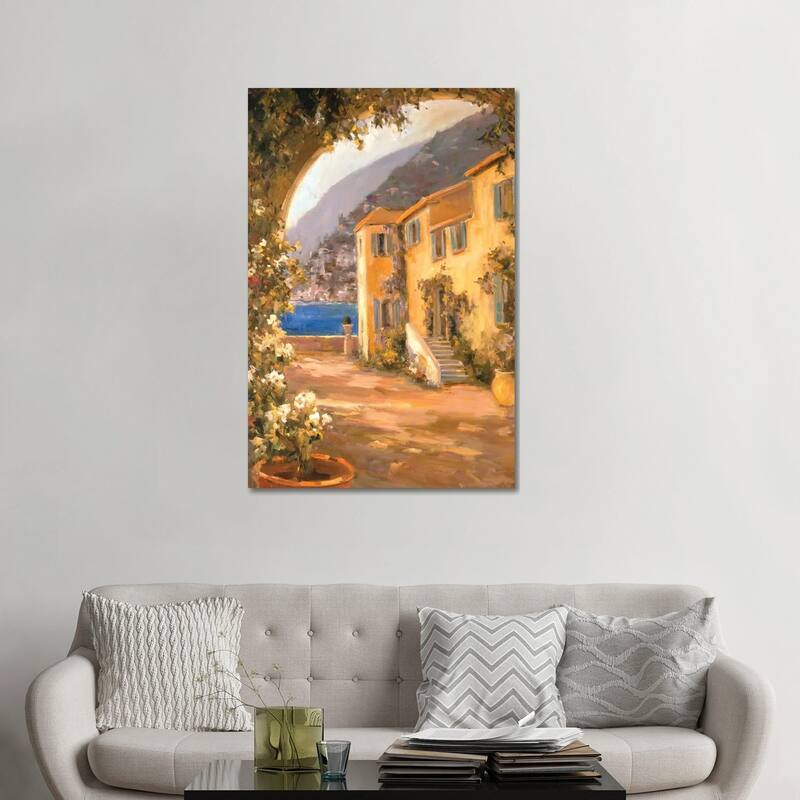 iCanvas "Italian Villa I" by Allayn Stevens Canvas Print - 48x32x1.5