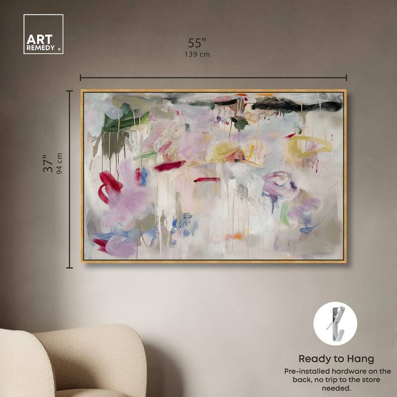 Lilac Haze Canvas by Art Remedy