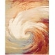 preview thumbnail 11 of 39, SAFAVIEH Evoke Tambra Abstract Swirl Rug 8' x 10' - Cream/Orange - Rectangle