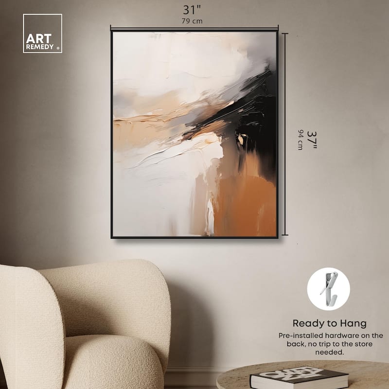 Baked Clay II Canvas by Art Remedy