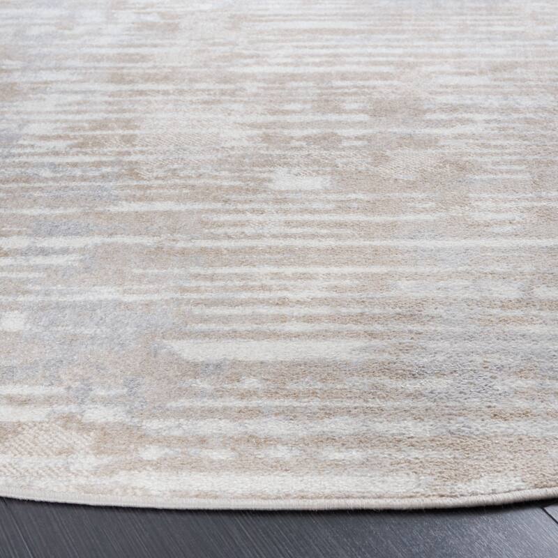 SAFAVIEH Bayside Machine Washable Neshka Modern Abstract Rug