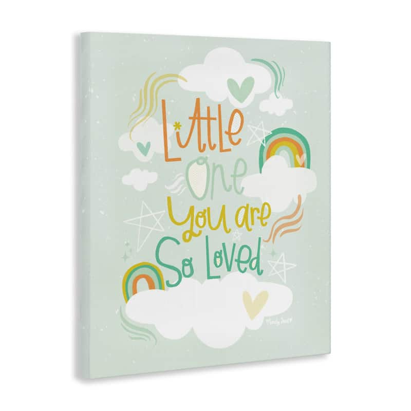 Stupell Little One You Are Loved Canvas Wall Art Design By Mandy Ford Art + Illustration