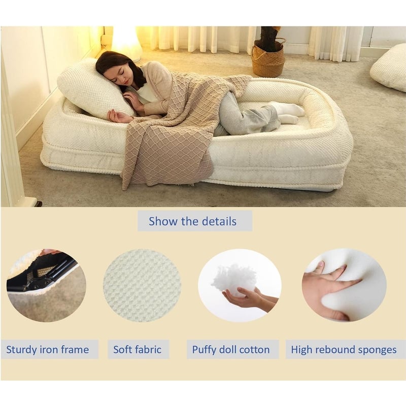 Lazy Sofa Couch 5 Adjustable Position for bedroom, living room ,Space Saving Design