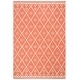 preview thumbnail 2 of 2, SAFAVIEH Courtyard Beryl Indoor/ Outdoor Waterproof Patio Backyard Rug - Terracotta/Light Beige [5'3" x 7'7"] - 5'3" x 7'7"