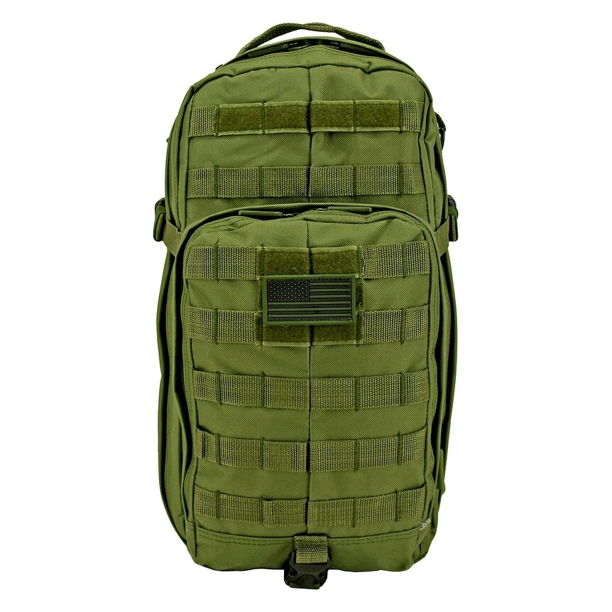 green sling bag