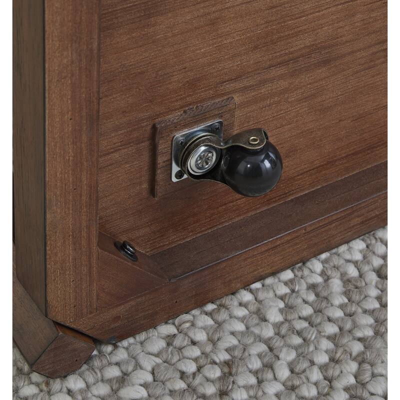 Signature Design by Ashley Trenmour Brown Coffee Table - 50"W x 28"D x 18"H