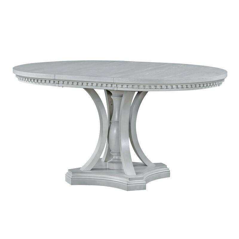 Retro 58" Round Extendable Dining Table