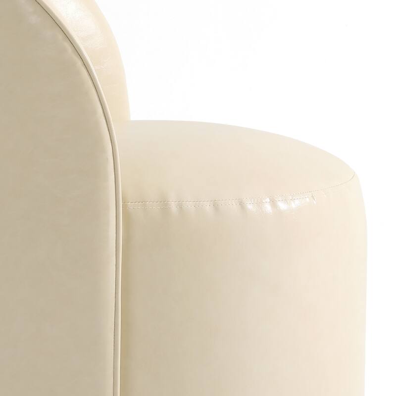 23" W Upholstered Swivel Side Chair for Dining Room, Balcony, Parlour