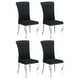preview thumbnail 4 of 19, Betty Velvet Upholstered Dining Chair (Set of 4)