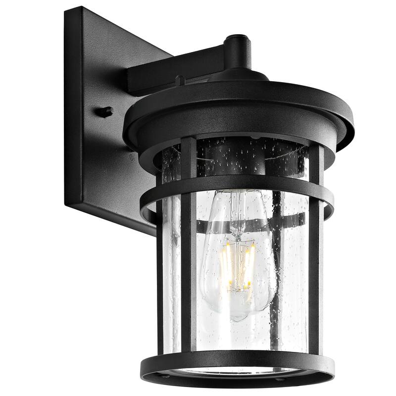 SAFAVIEH Eutrope Outdoor Wall Lantern - 6.8"x8"x11.5" - 7Wx8Dx12H