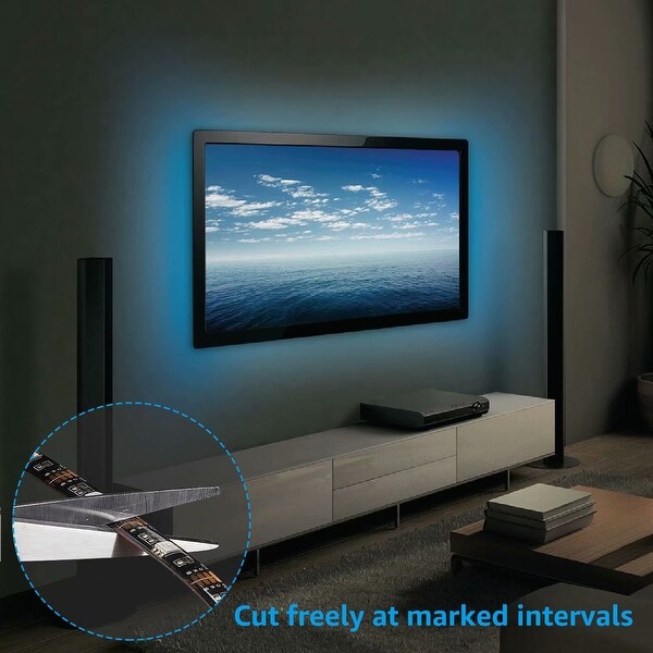 4pcs LED RGB Home Theater Ambience Light Kit Overstock