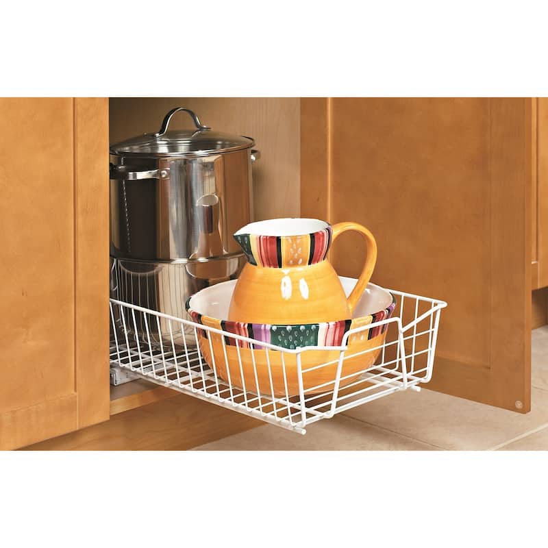 ClosetMaid White Finish 11 in. Pull Out Cabinet Organizer
