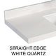 preview thumbnail 61 of 127, Willow Collection 84 in W x 22 in D x 36 in H Aberdeen Double Bowl Sink Bathroom Vanity with Countertop