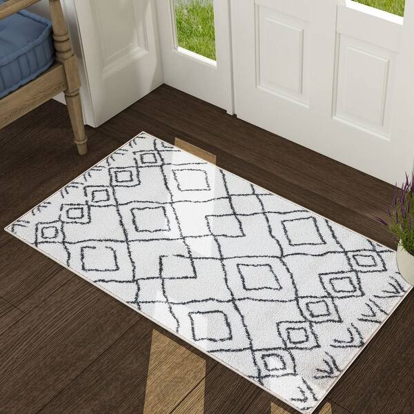 Boho Moroccan Geometric Area Rug Kitchen Mat Rugs