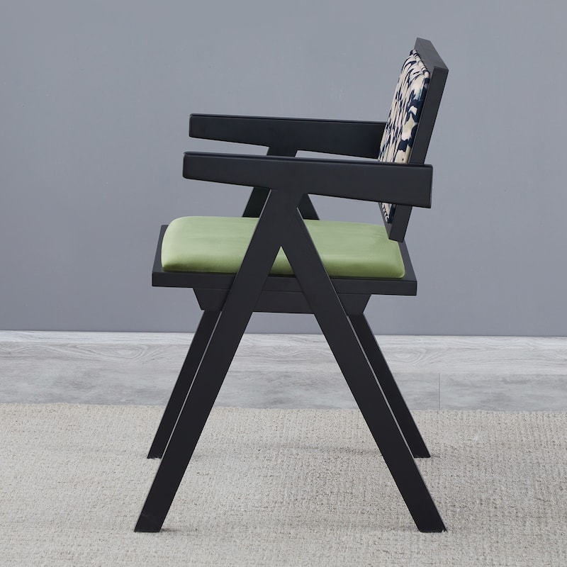 Armrest Solid Wood Dining Chair, Living Room Chair