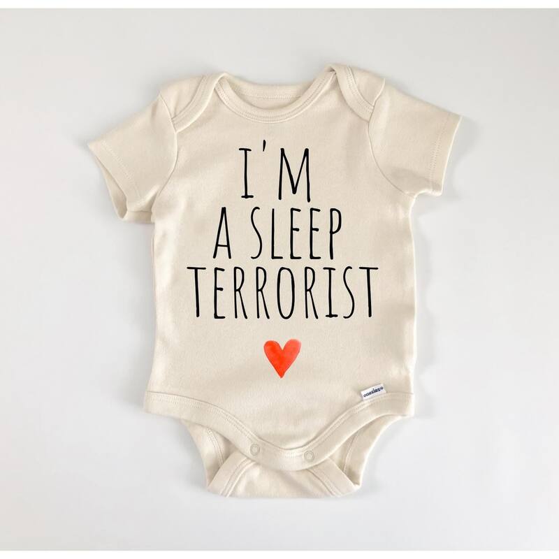 No Sleep - Baby Boy Girl Clothes Infant Bodysuit Funny Cute Newborn - Pink - 0-3M
