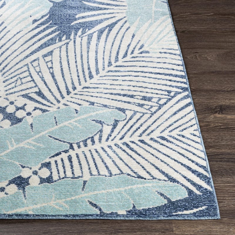 Livabliss Bodrum Tropical Floral & Botanical Indoor / OutdoorArea Rug
