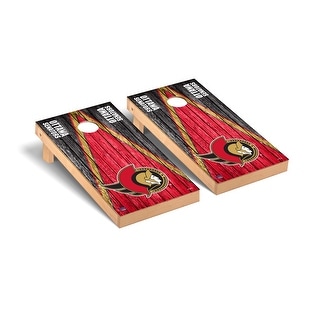 Ottawa Senators NHL Triangle Cornhole Board Set