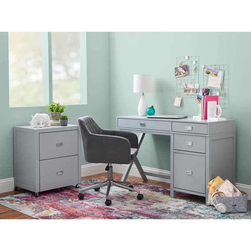 Linon Poppy Side Storage Desk