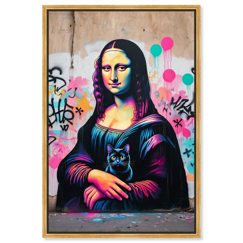 Lisa's Little Secret Canvas by Art Remedy - Gold - 30" x 45"