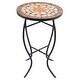 preview thumbnail 15 of 68, Indoor/Outdoor Turkish Mosaic Tile Side Table and Plant Stand