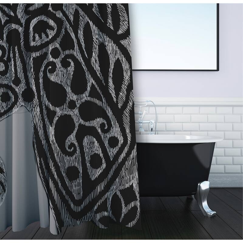 Inky Animal Print Shower Curtain (71 x 74)