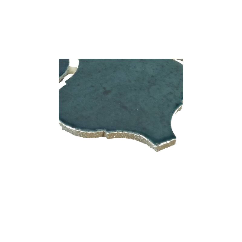 Daltile Mesmerist 3" x 3" Ceramic Arabesque Mosaic Tile (Set of 10)