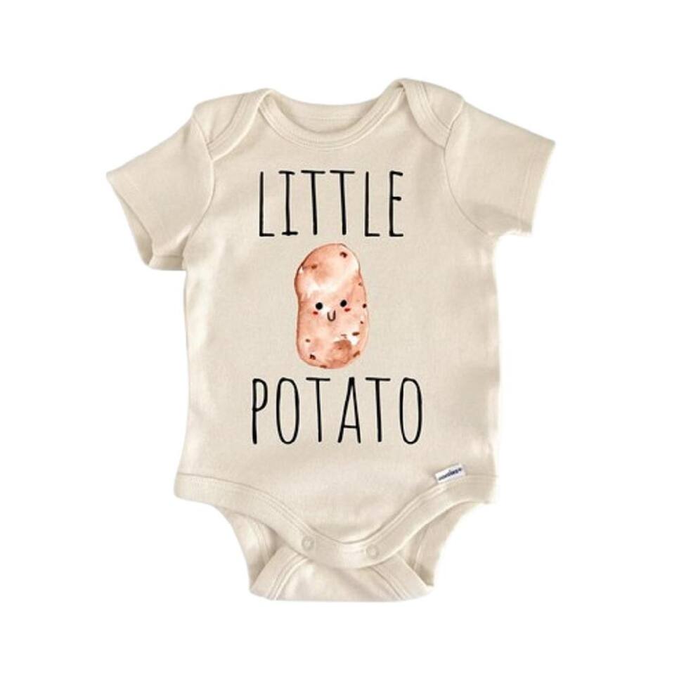 Potato Vegan Farm - Baby Boy Girl Clothes Infant Bodysuit Funny Cute Newborn