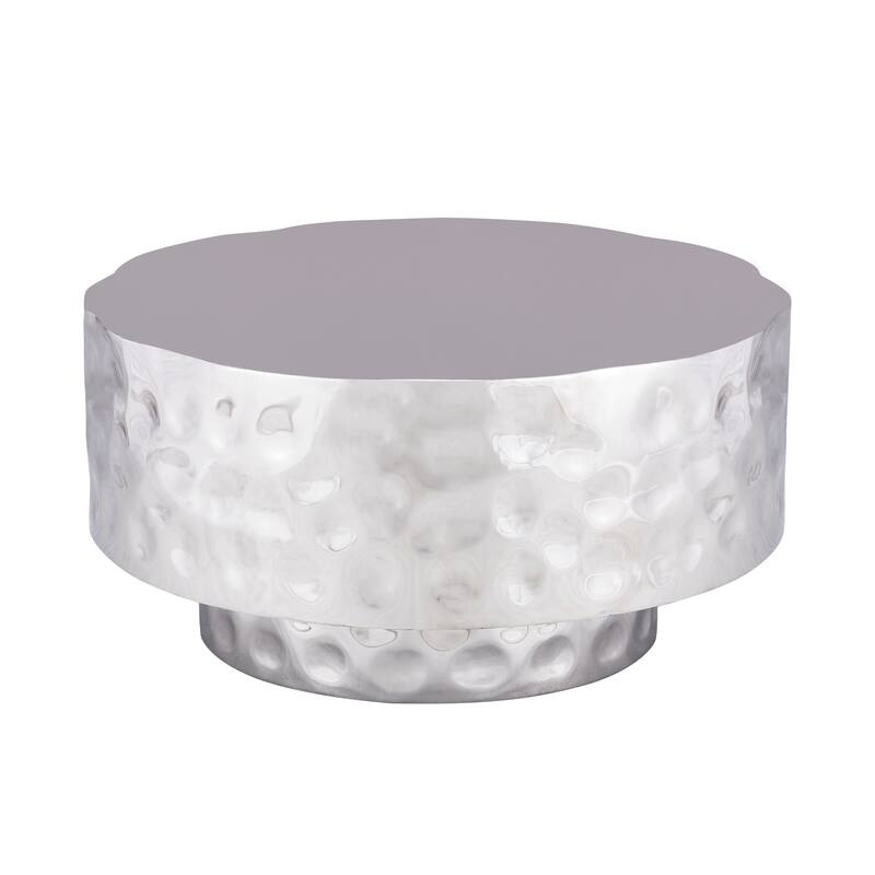 Modern Style Coffee Table made with Metal in Gold