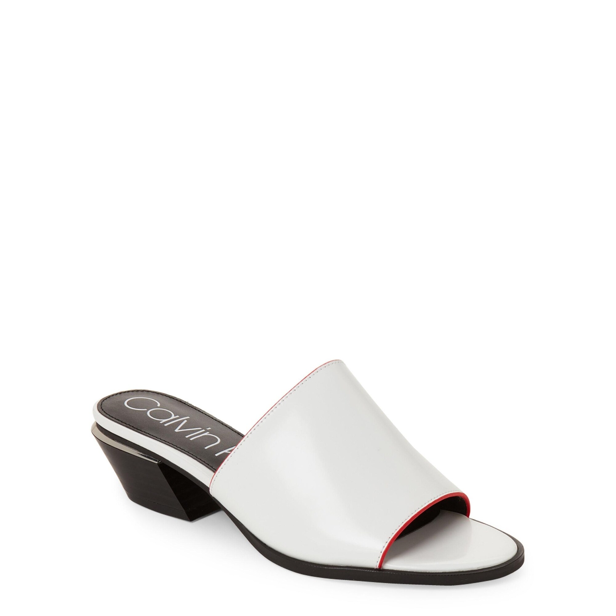 womens black mule sandals