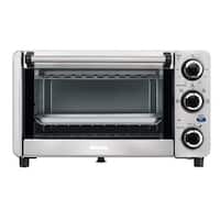COMFEE' 4 Slice Small Toaster Oven Countertop, 12L with 30-Minute