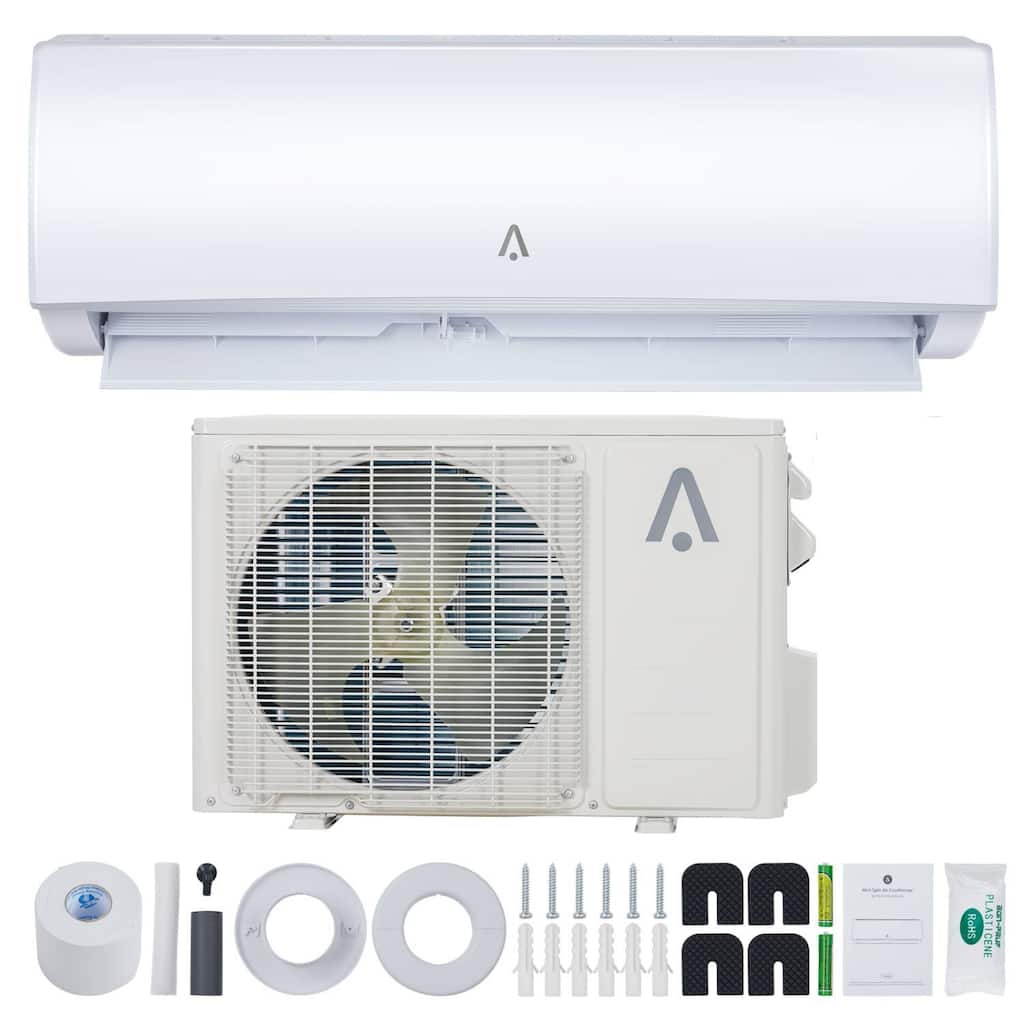 21 SEER2 18000 BTU Mini Split Wall-Mounted Air Conditioner with Heating, Rooms up to 1250 Sq.Ft. - N/A